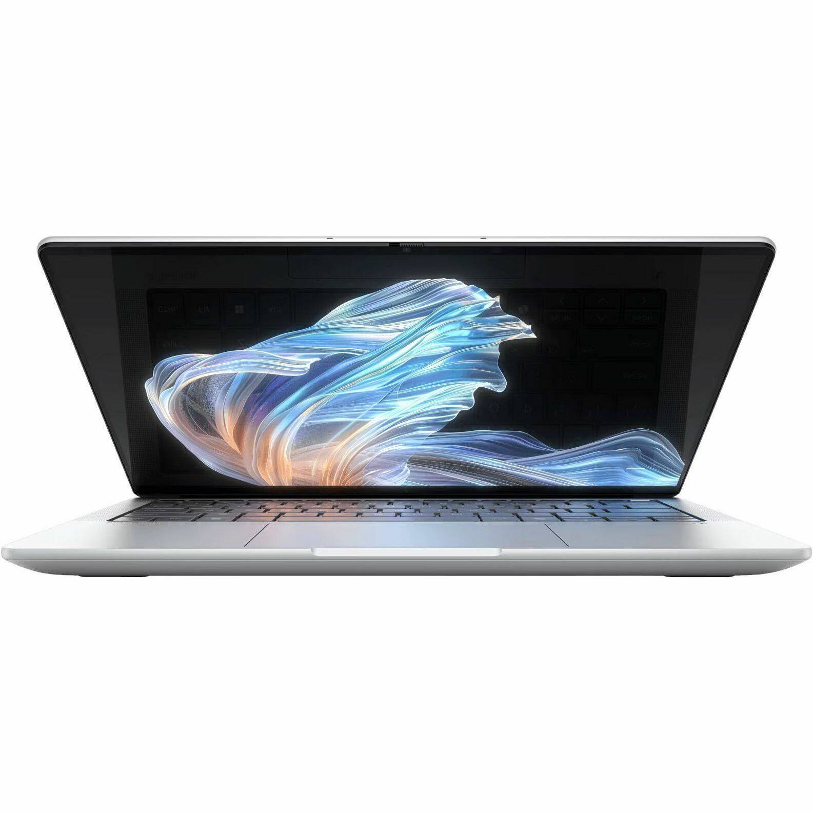 Alt View 4. HP - HP EliteBook X G1a 14 inch Notebook Next Gen AI PC Wolf Pro Security Edition - Smart Buy - AMD Chip - 2880 x 1800 - Glacier Silver.