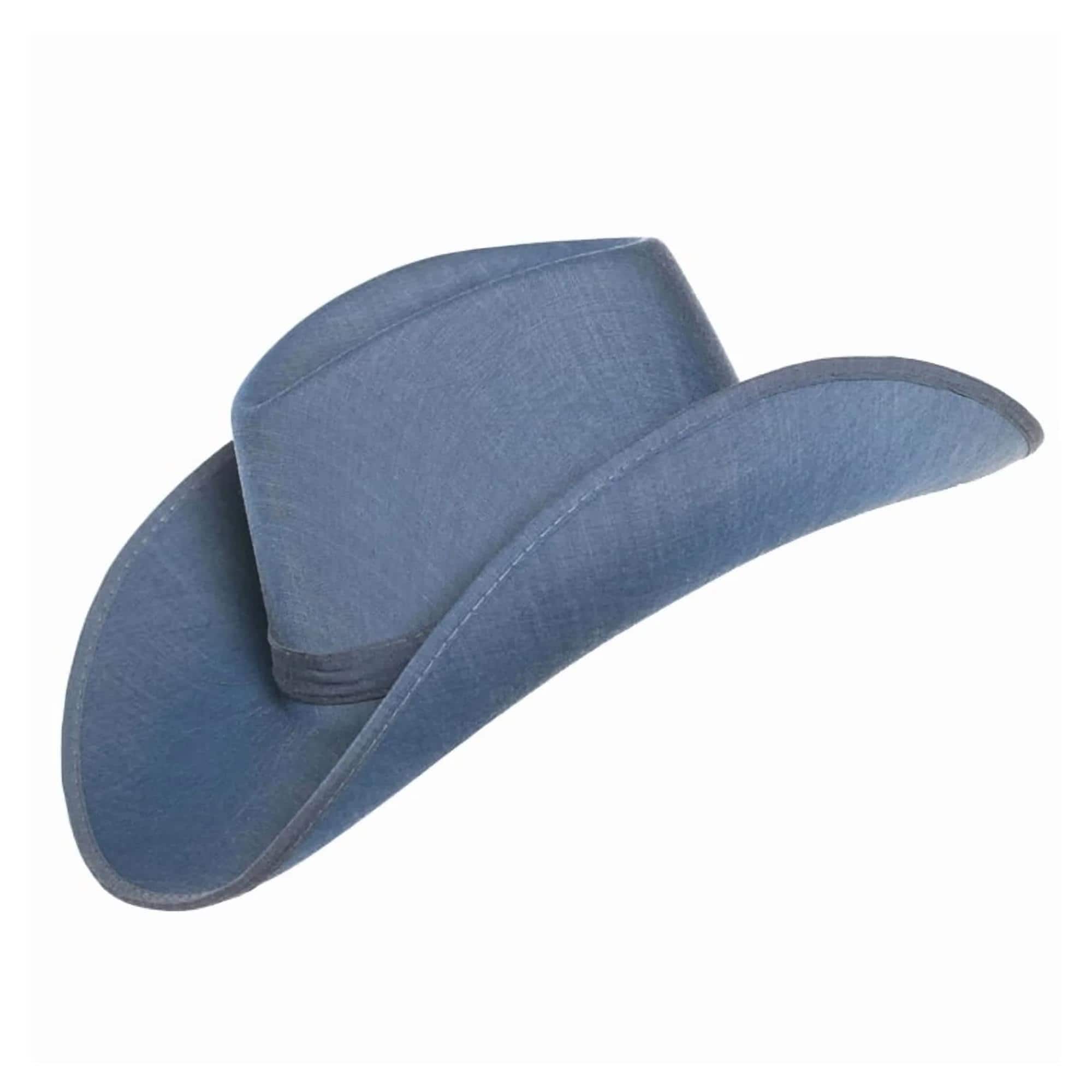 Underwraps - Denim Adult Costume Cowboy Hat - Blue