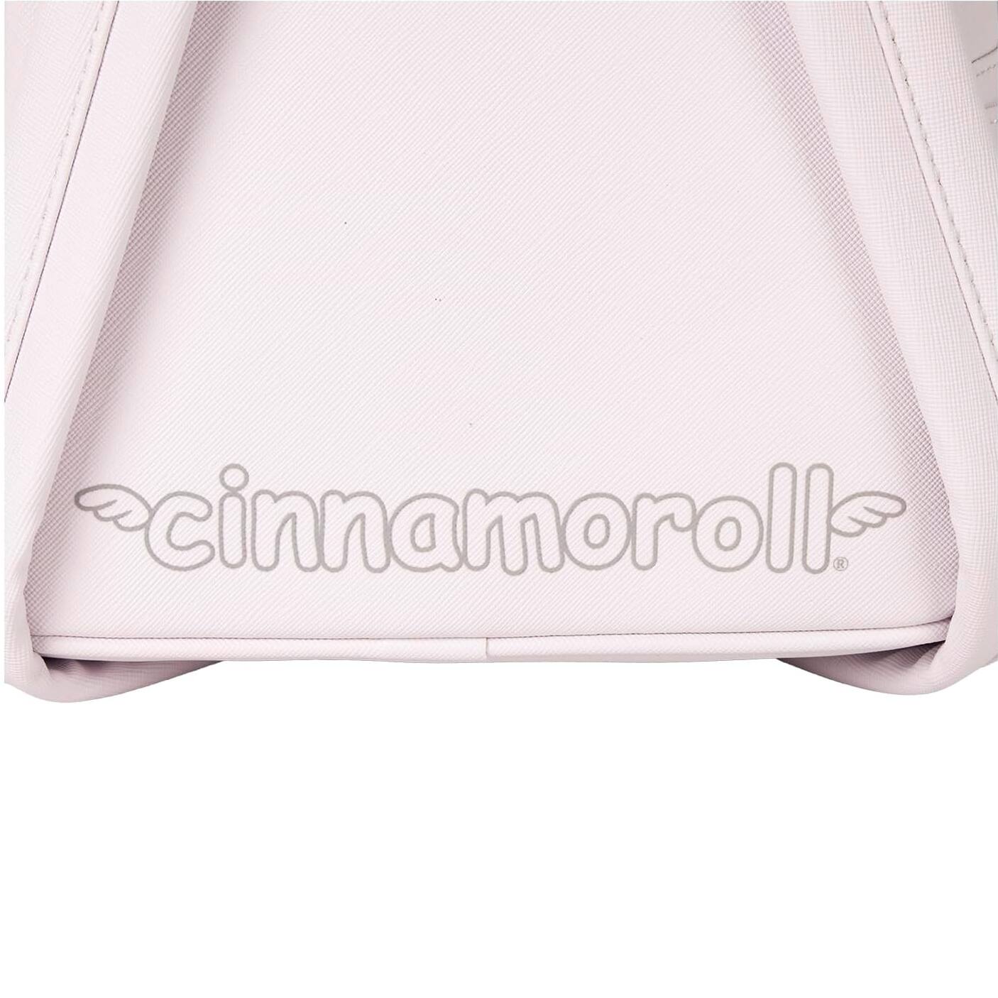 Alt View 5. LoungeFly - Loungefly Sanrio White Cinnamoroll Mini Faux Leather Backpack with front Pocket - Multicolored.