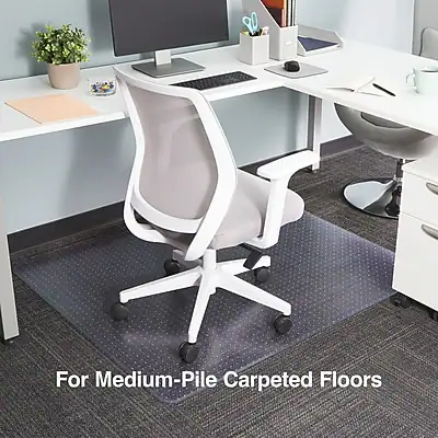Staples Computer Mat Staples Carpet Chair Mat, 45