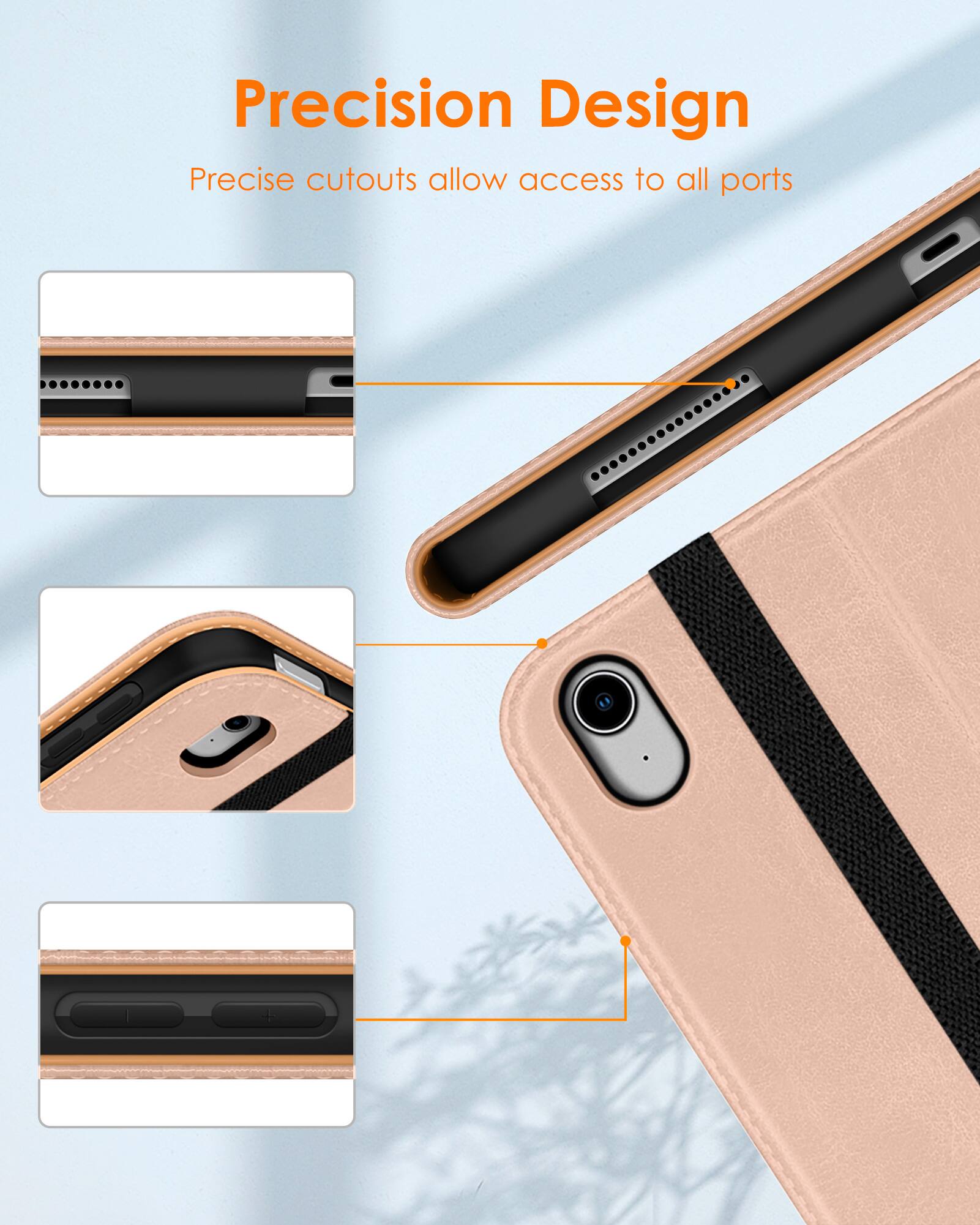 Precision Design  
Precise cutouts allow access to all ports