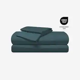 Bedgear - Hyper-Cotton Performance® Sheet Set - Deep Teal, King - deep-teal