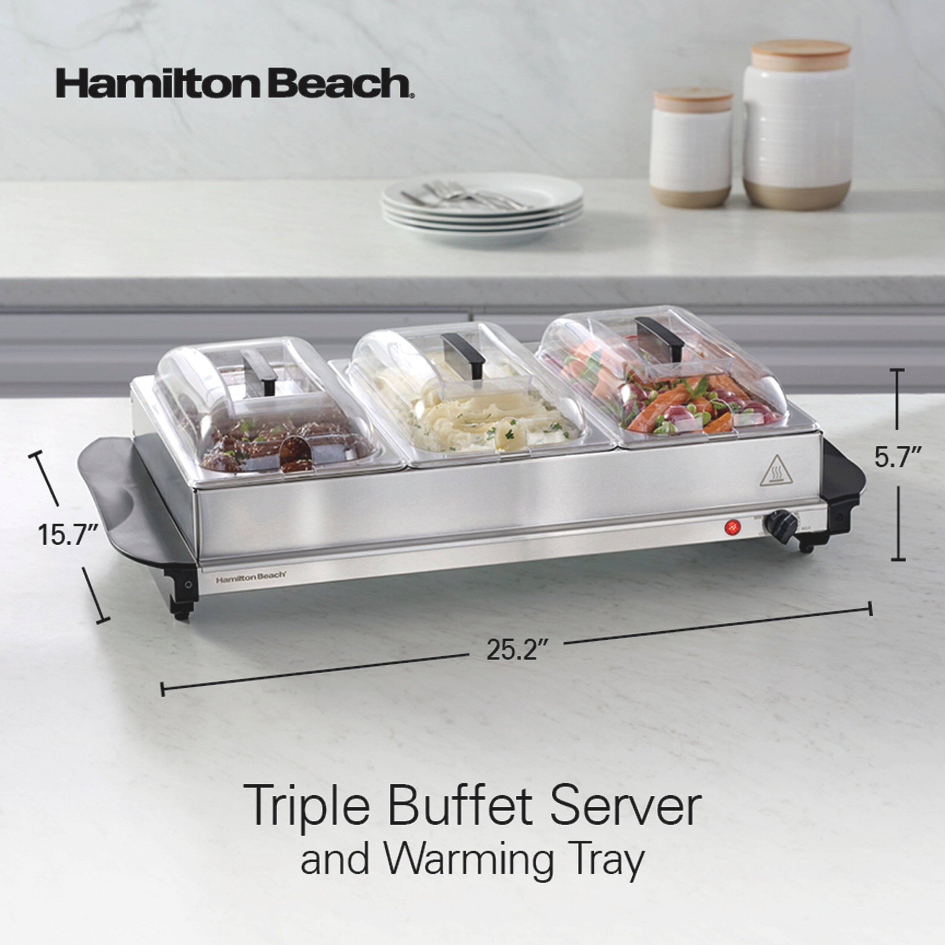 Hamilton Beach

5.7"
15.7"
25.2"

Triple Buffet Server and Warming Tray