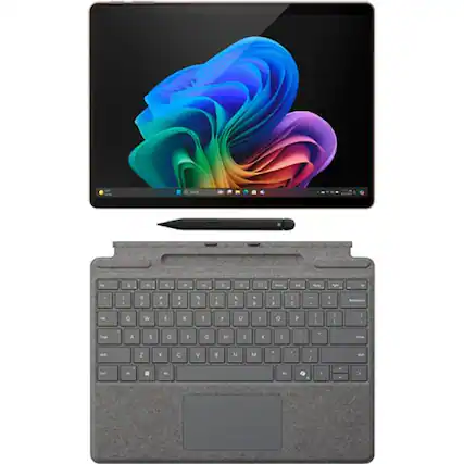 Front. Microsoft - Microsoft Surface Pro Copilot+ PC Touchscreen 13" LCD Snapdragon X Plus Processor 16GB RAM 512GB SSD (11th Edition) Dune - Dune.