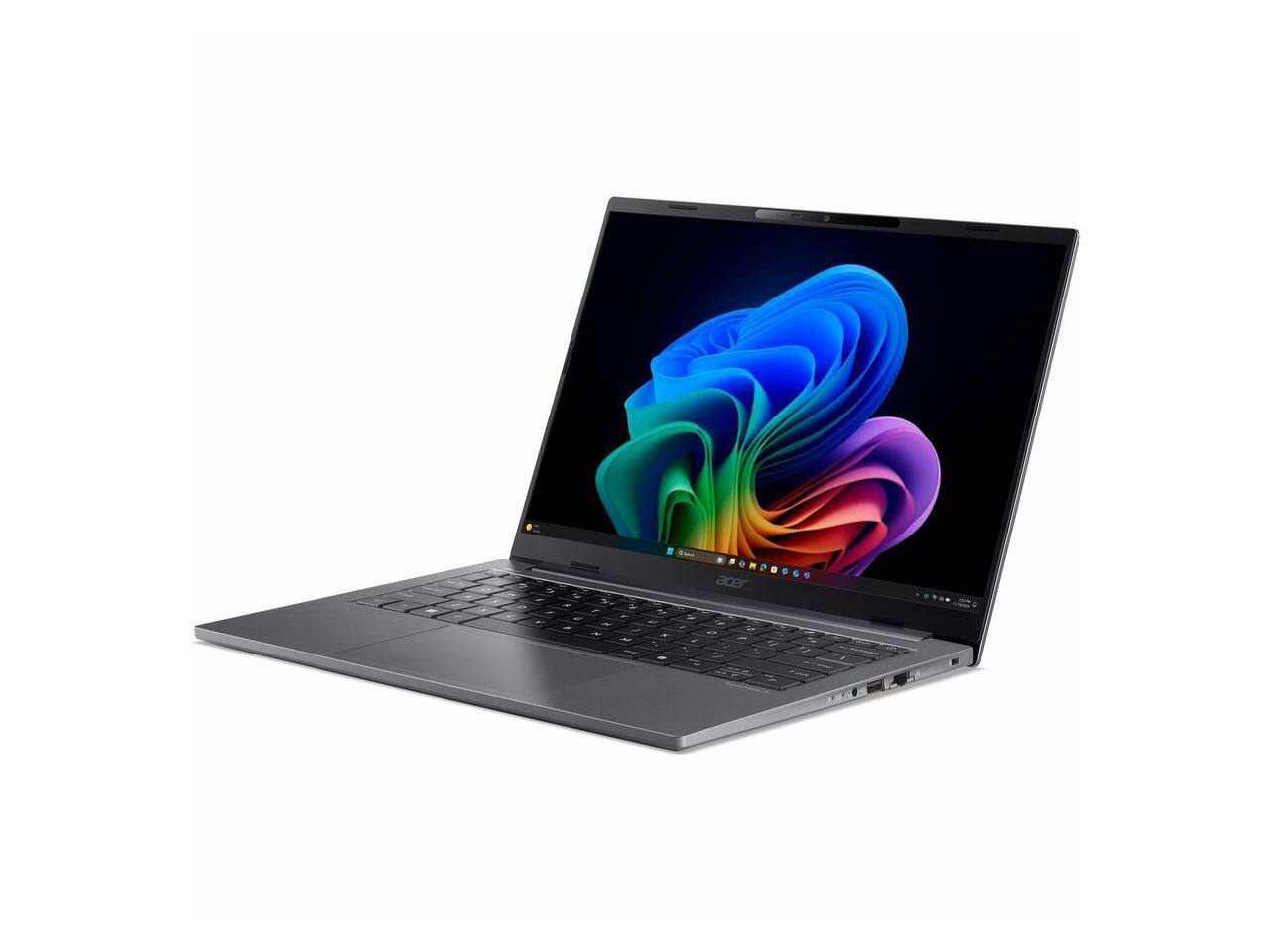 Alt View 5. Acer - Acer TravelMate X4 14" AI Copilot+ PC - Intel Core Ultra 7 - 32GB - 1TB SSD - Windows 11 Pro - Intel ARC GPU - Wi-Fi 7 - Iron.