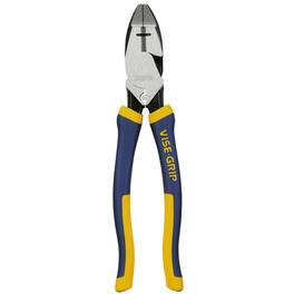 Irwin - Vise-Grip 9-1/2 in. Nickel Chrome Steel Lineman's Pliers