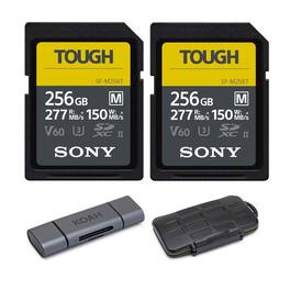 Sony - 256GB SF-M Series High Speed Tough SD Card (2 pack) Bundle