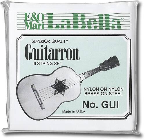 Best Buy La Bella Black Nylon and Golden Alloy Guitar Strings GUI