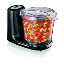 Hamilton Beach - Black 3 cups Food Chopper 80 W - Black|Clear