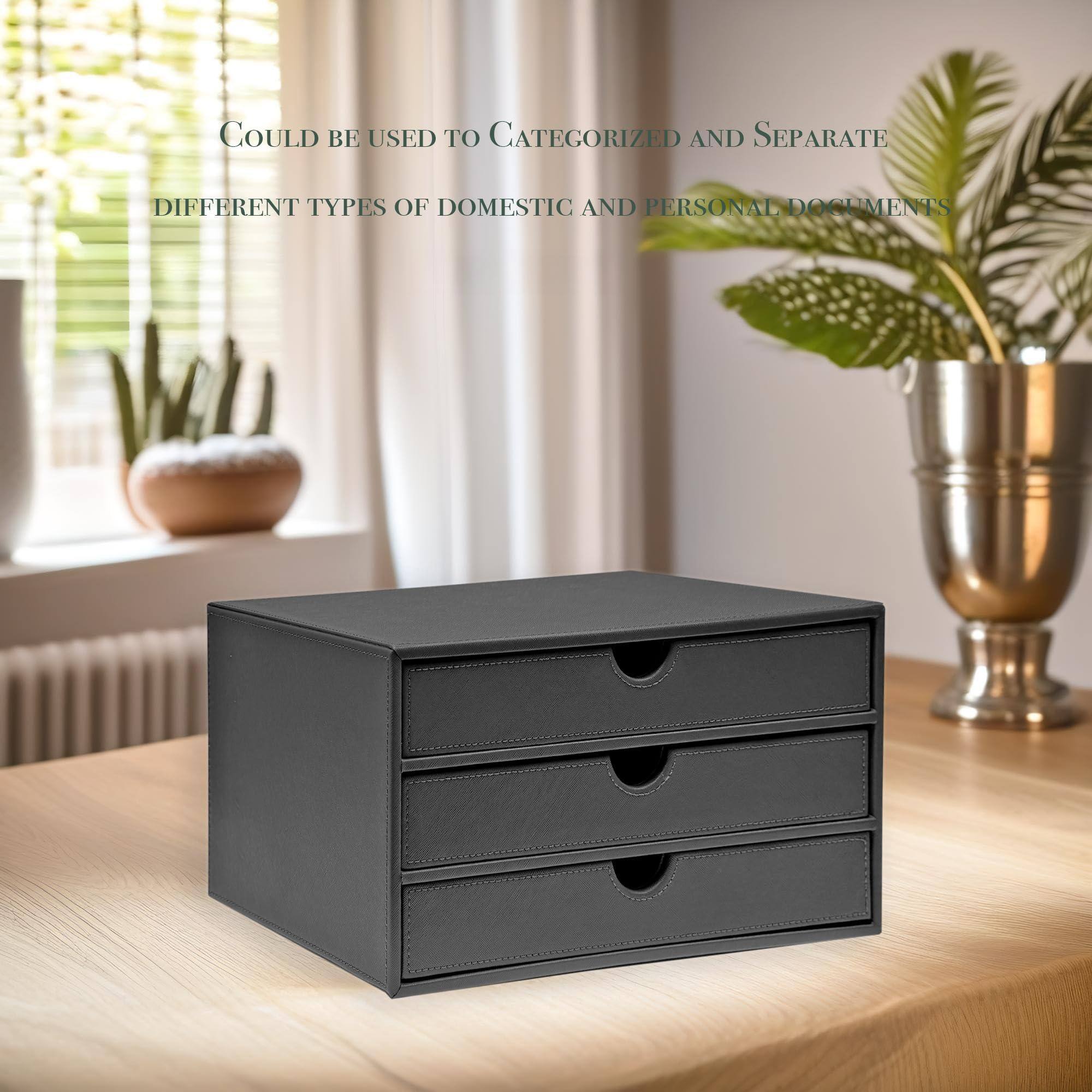 Could be used to categorized and separate different types of domestic and personal documents.