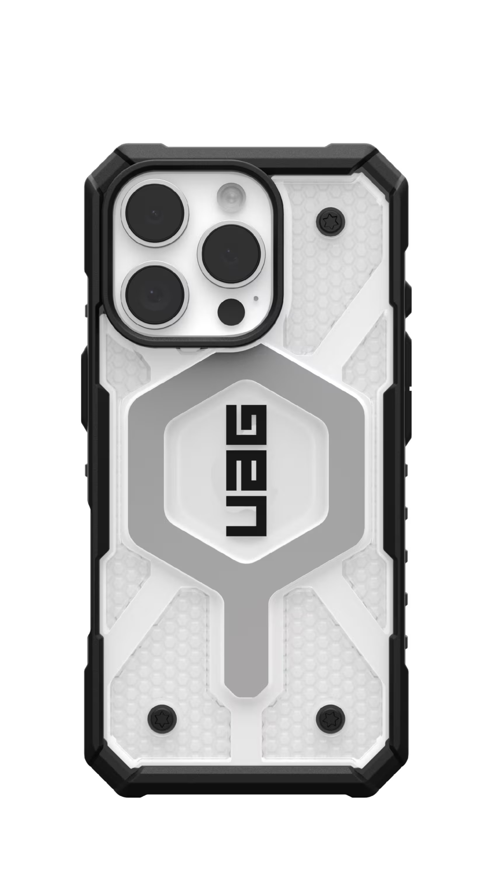 UAG - Pathfinder Clear Case with Magsafe for Apple iPhone 16 Pro - Ice - Front_Zoom