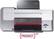 Front Standard. Dell - Multifunction Printer/ Copier/ Scanner/ Fax - (PRODUCT) RED.