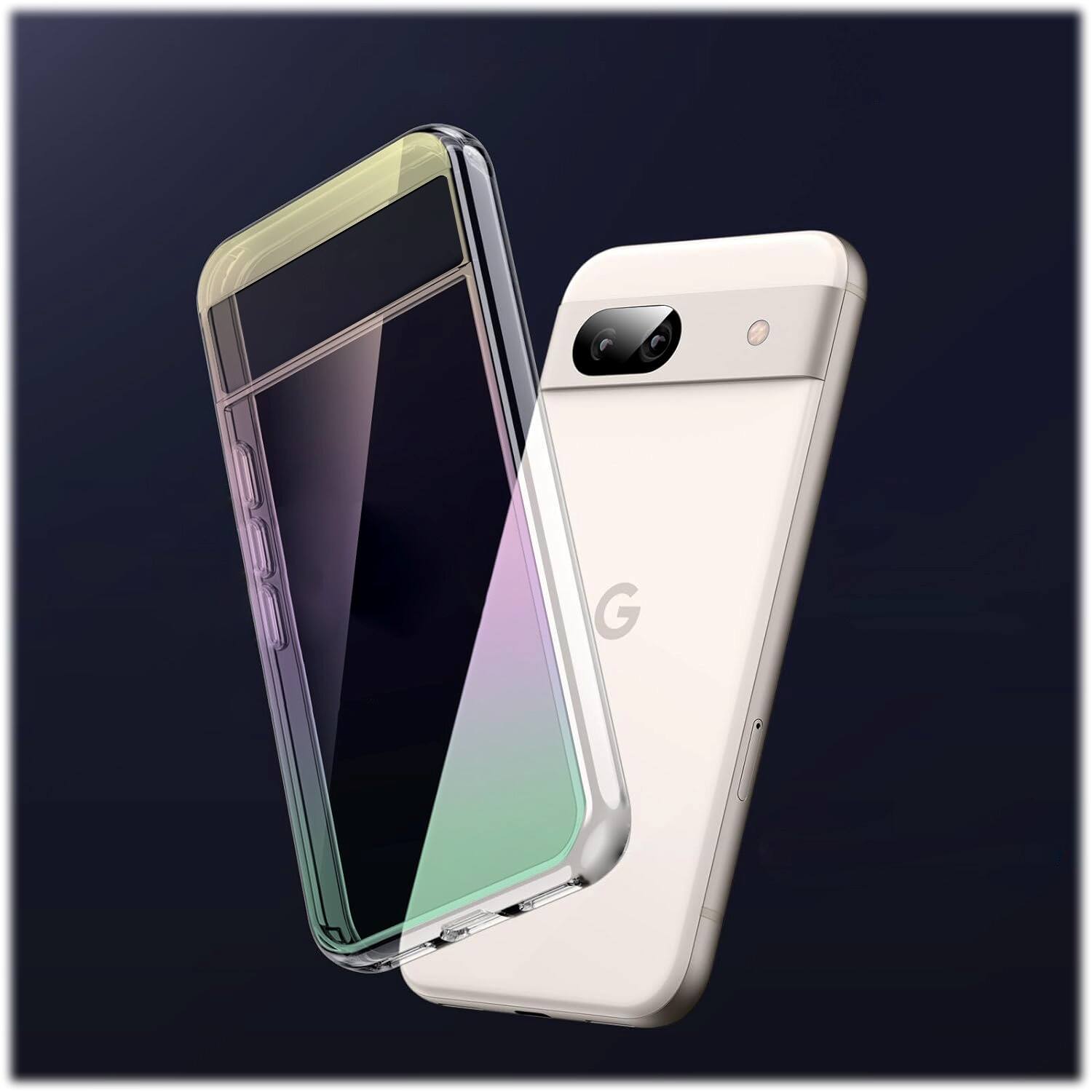 Alt View 14. SaharaCase - Inspire Series Hard Shell Case for Google Pixel 8a - Transparent Gradient.