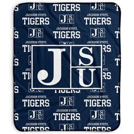 Pegasus - Jackson State Tigers 50" x 60" Repeat Wordmark Fleece Blanket - Multicolor