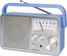 FM 88 92 96 100 104 108 MHz AM 530 800 1000 1200 1400 1700 kHz VOLUME TUNING POWER AUX IN JENSEN