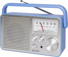 Jensen - MR750 Portable AM/FM Radio - Blue