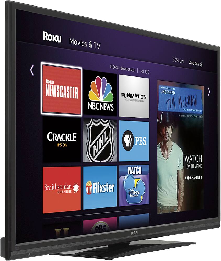 RCA 40 pouces LED Smart TV HD, avec Roku 