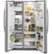 Alt View Zoom 12. GE - 21.9 Cu. Ft. Side-by-Side Counter-Depth Refrigerator - Stainless steel.