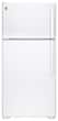 GE - 14.6 Cu. Ft. Top-Freezer Refrigerator - White - Larger Front
