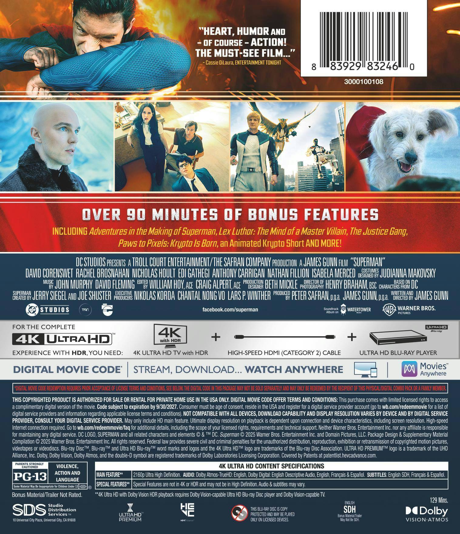 Back. Superman (4K Ultra HD + Digital) [UHD].