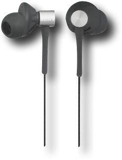 Front Standard. Sony - Ear Bud Headphones - Black.