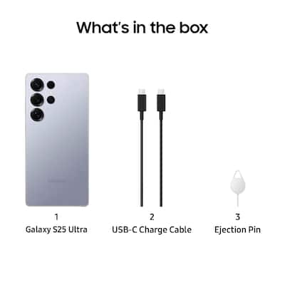 Samsung Galaxy S25 Ultra 256GB Titanium Silverblue (AT&T) SM-S938U Samsung Galaxy S25 Ultra 256GB Titanium Silverblue (AT&T) SM-S938U