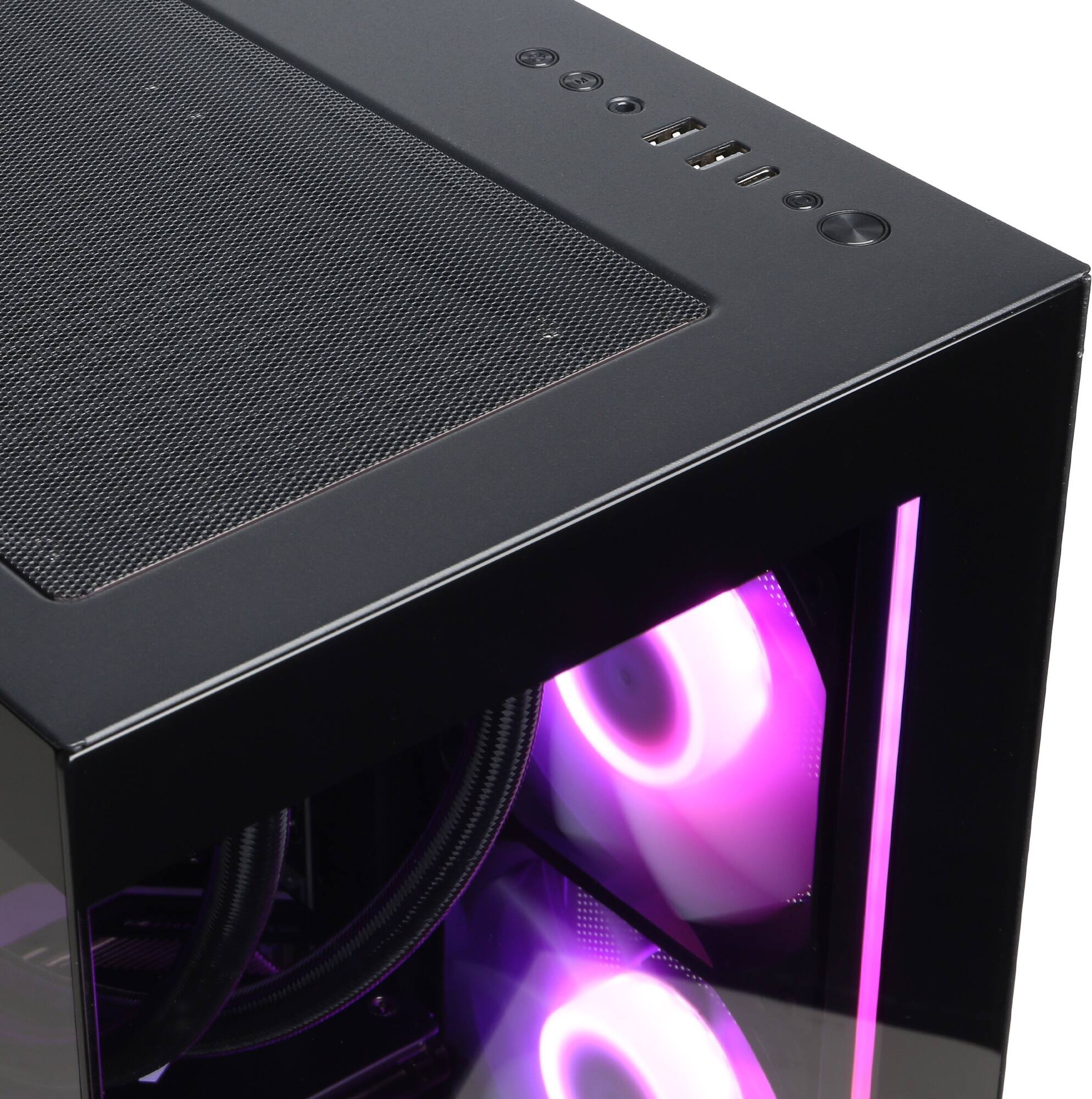 Alt View 12. CyberPowerPC - Gaming Desktop - AMD Ryzen 9 9950X - NVIDIA GeForce RTX 5070 Ti 16GB - 64GB DDR5 - 4TB PCIe 4.0 SSD - Black.