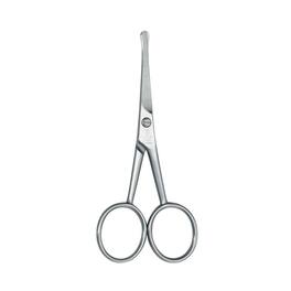 ZWILLING - Nose Ear Hair Scissors (straight cutting edge, rounded tip for safe cutting, ergonomic shape), Premium, 4 in - Silver