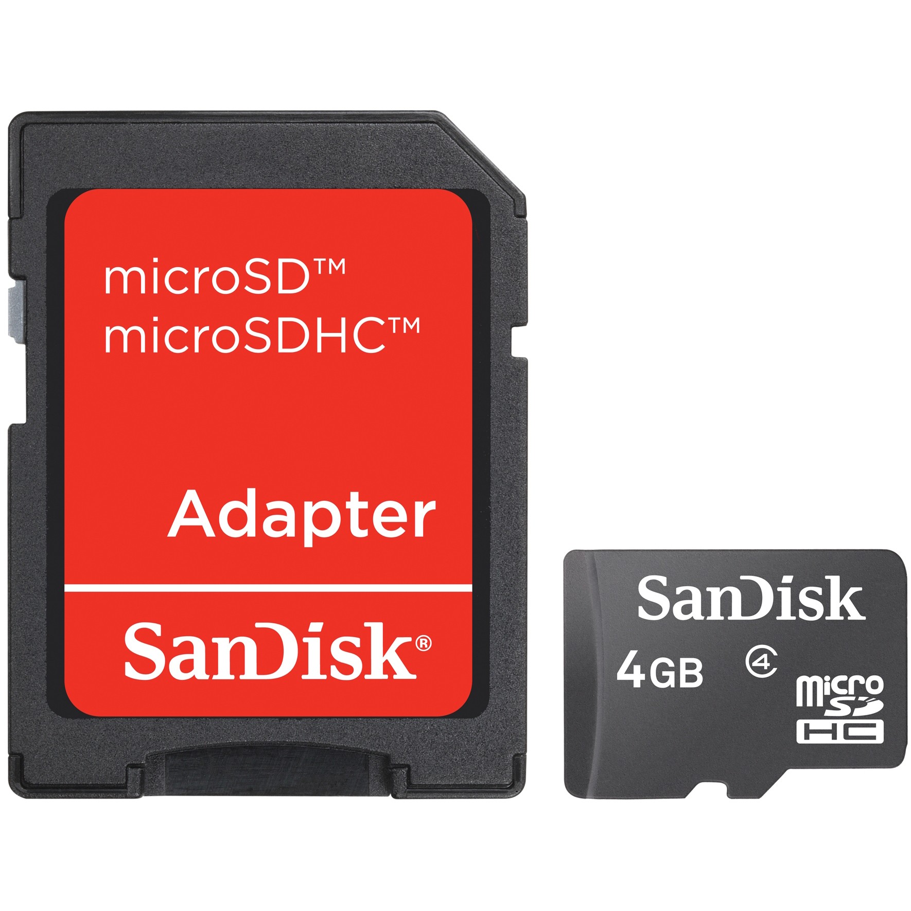 Best Buy: SanDisk 4 GB microSD Capacity (microSDHC) 1 Card SDSDQ-4096-A11M