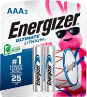 Energizer - Ultimate Lithium AAA Batteries (2-Pack) - Front_Zoom
