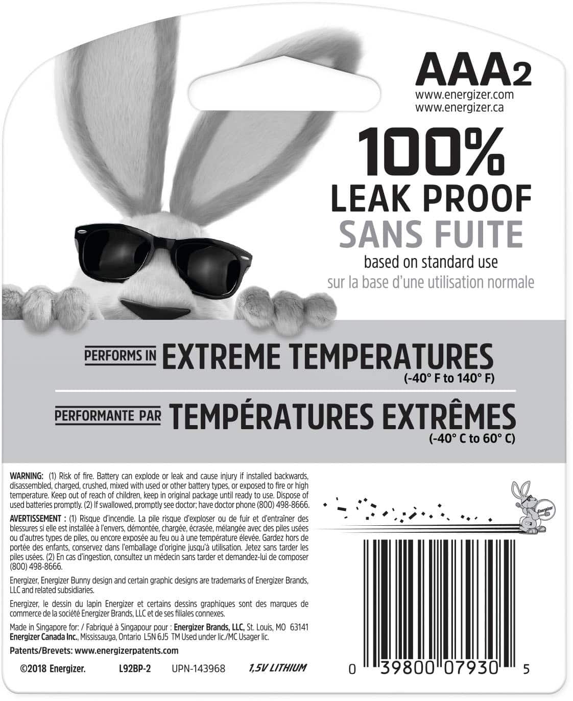 Alt View 1. Energizer - Ultimate Lithium AAA Batteries (2 Pack), Triple A Batteries - Silver.