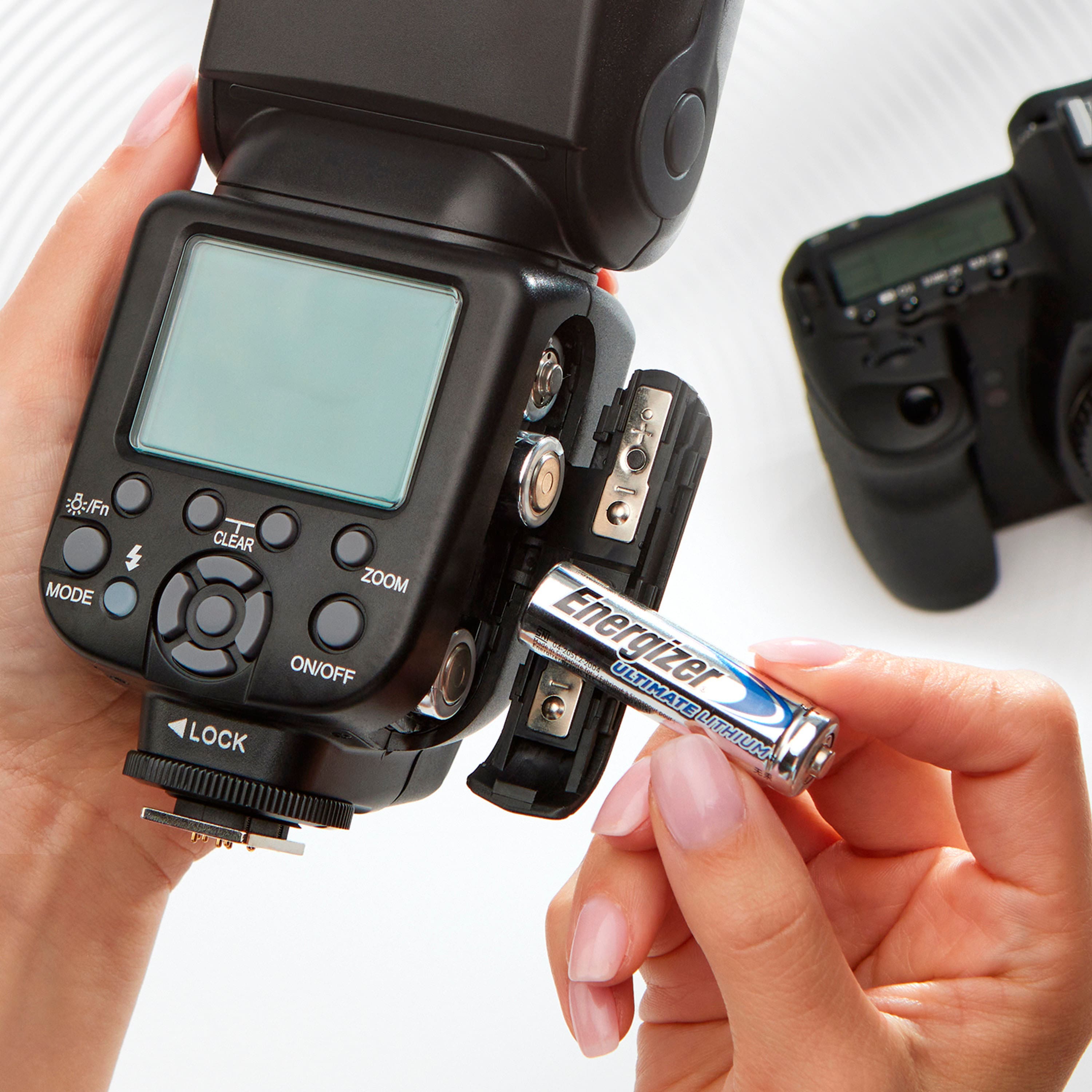 Alt View 13. Energizer - Ultimate Lithium AAA Batteries (2 Pack), Triple A Batteries - Silver.