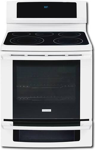 Best Buy Electrolux 30 Self Cleaning Freestanding Double Oven Electric Convection Range White 8765