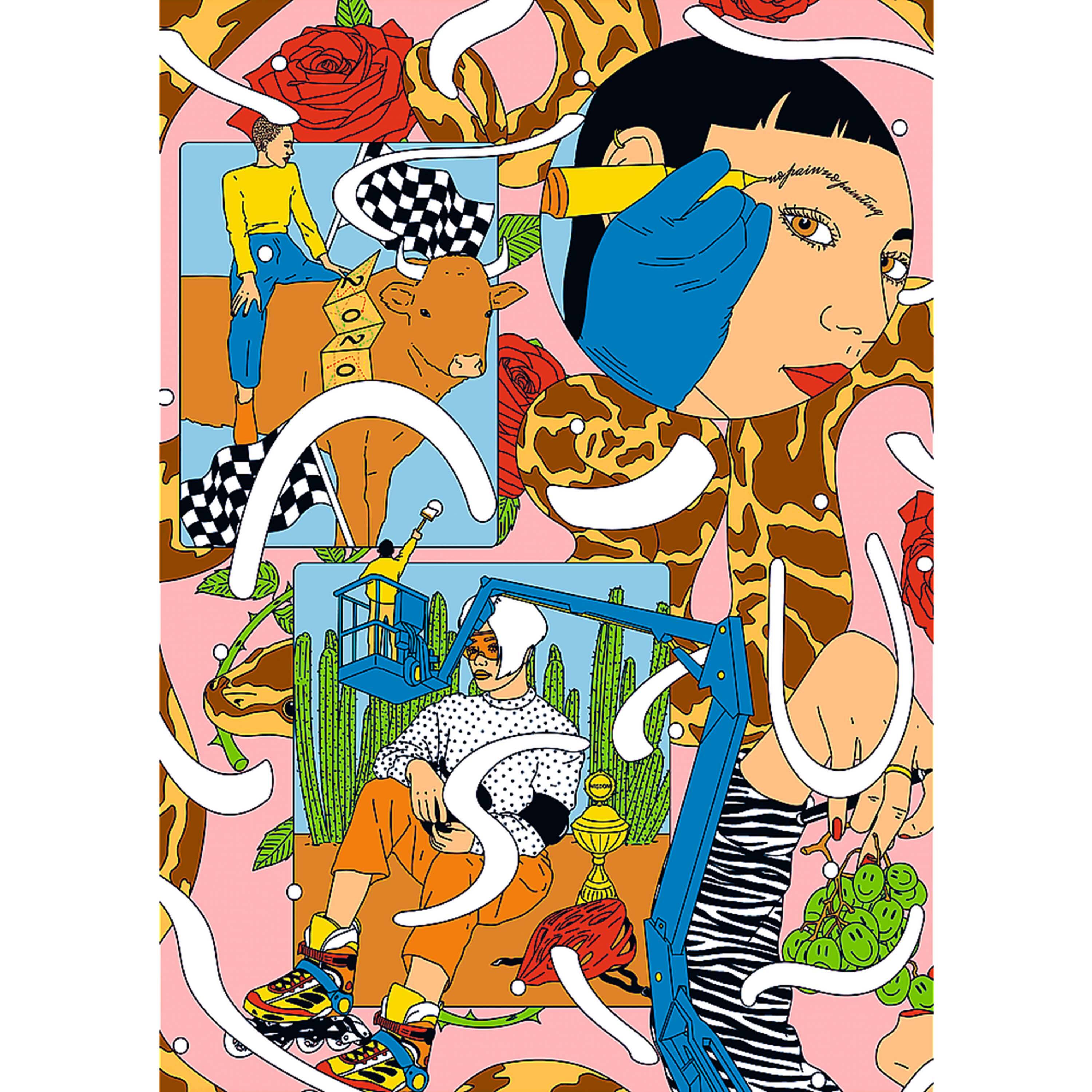 Alt View 1. Trefl - Trefl Prime Velvet 500 Piece Puzzle - No Pain No Painting.