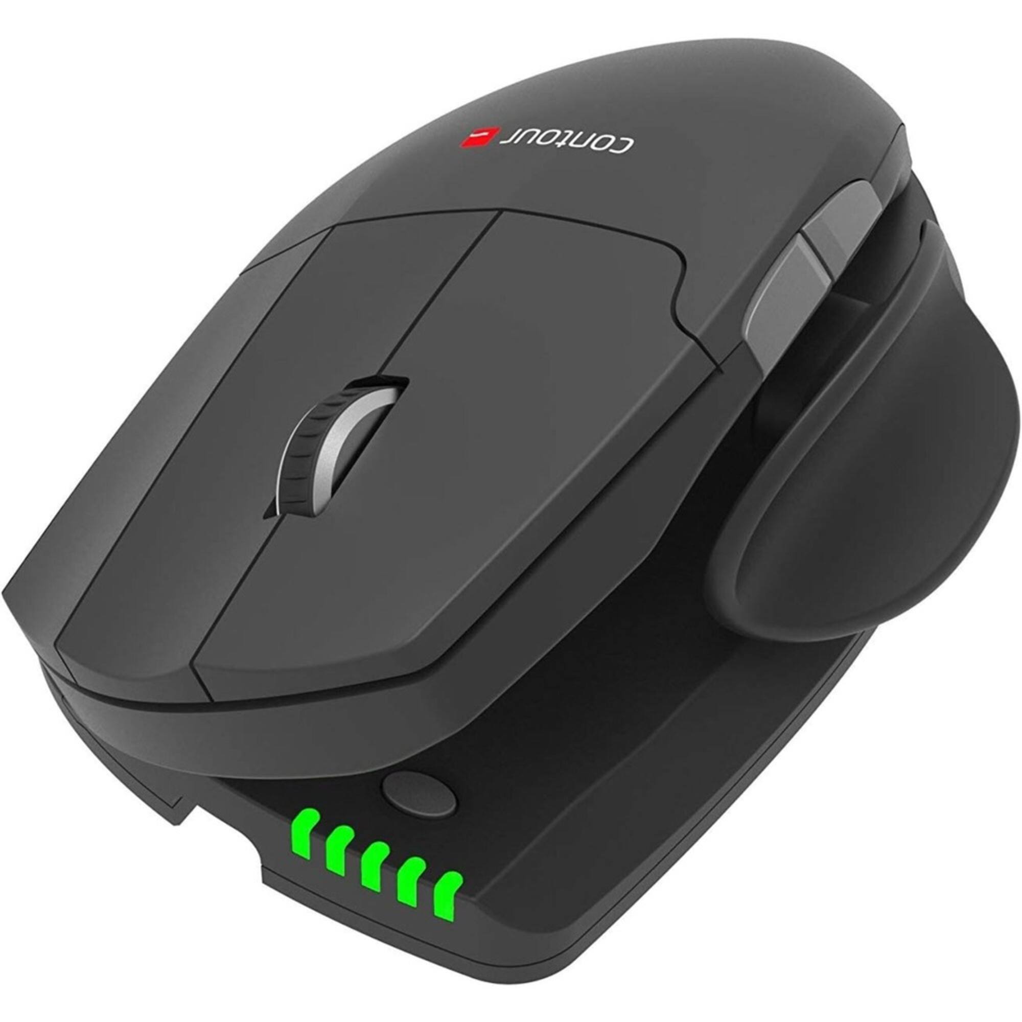 Alt View 11. Contour Design - Unimouse Ergonomic Wired Mouse for Right-Handed - Black.