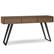 Front. Simpli Home - Lowry Console Sofa Table - Rustic Natural Aged Brown.