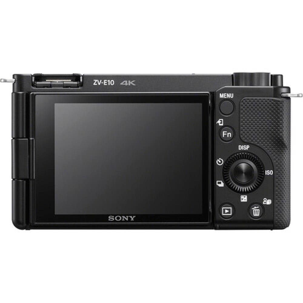 ZV-E10 4K MENU Fn DISP ISO SONY