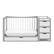 Alt View 13. Graco - Remi 4-in-1 Convertible Crib and Changer - Pebble Gray/White.