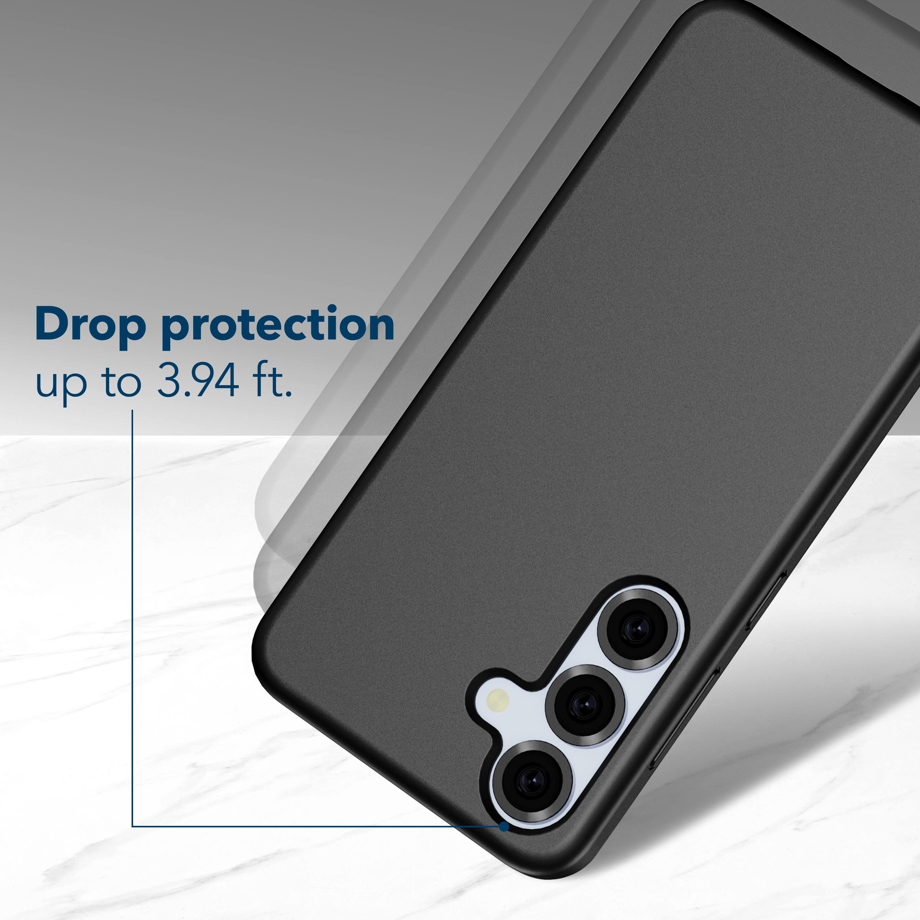 Drop protection up to 3.94 feet.