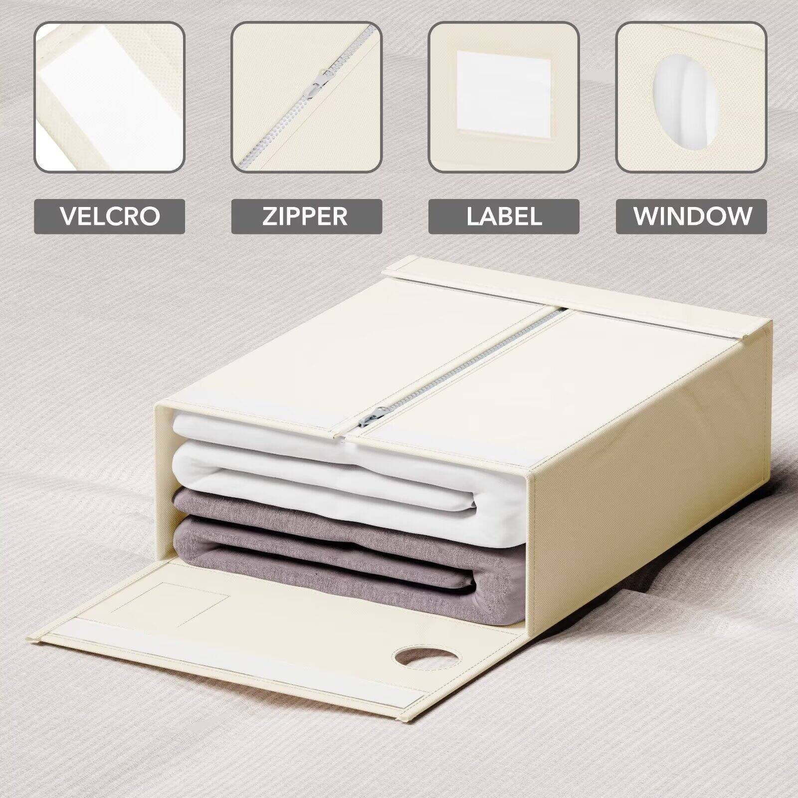 VELCRO ZIPPER LABEL WINDOW