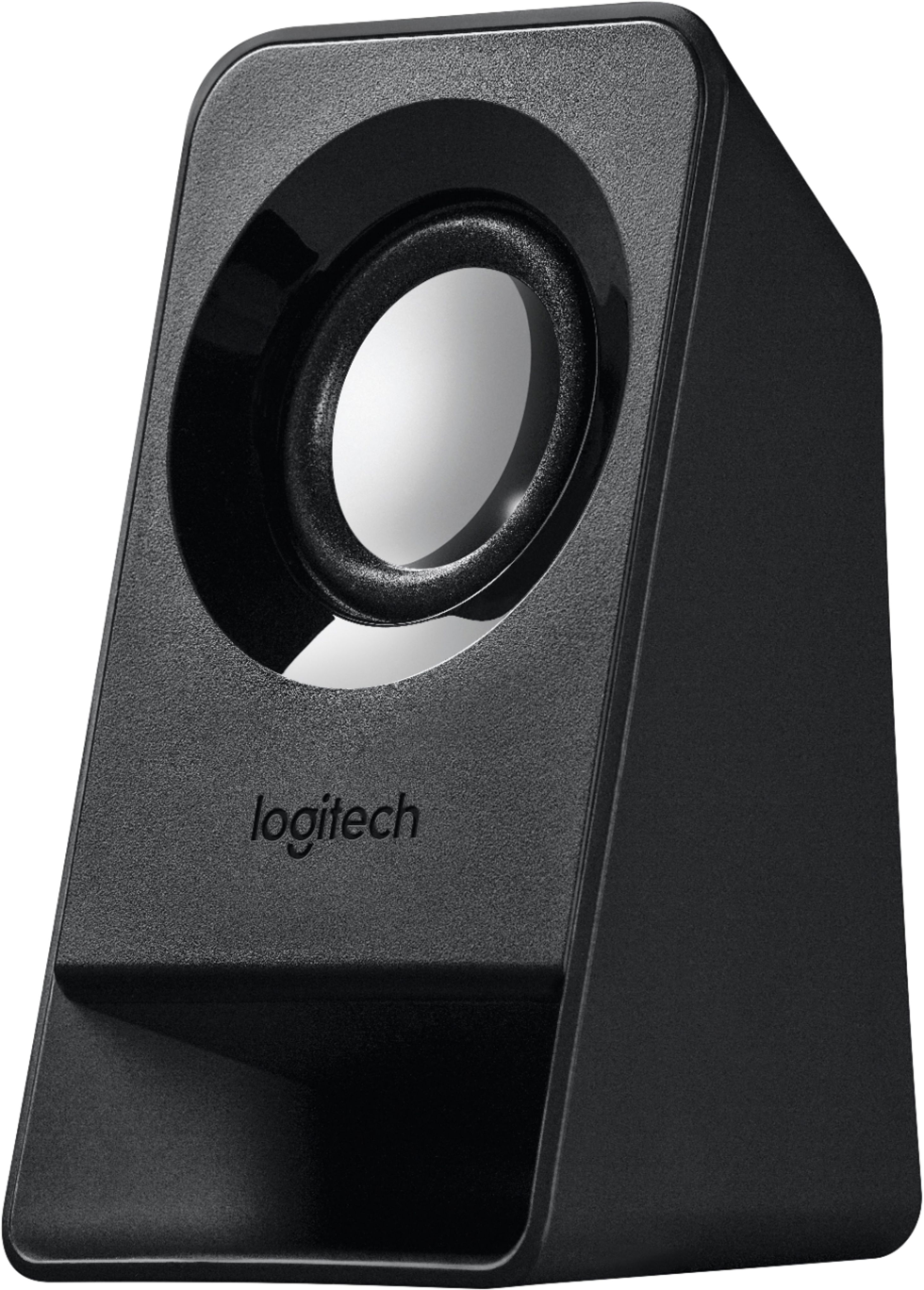 Left View: Logitech - z213 2.0 Multimedia Speaker System (3-Piece)