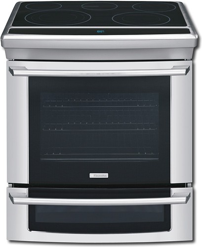  Electrolux - 30&quot; Self-Cleaning Slide-In Double Oven Electric Convection Range - Stainless-Steel