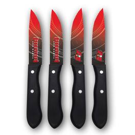 Woodrow - Tampa Bay Buccaneers 4-Piece Stainless Steel Steak Knife Set - Multicolor