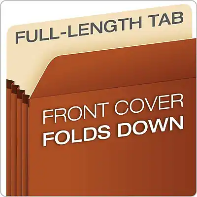 Pendaflex Smart Shield Reinforced File Pocket, 5 1/4