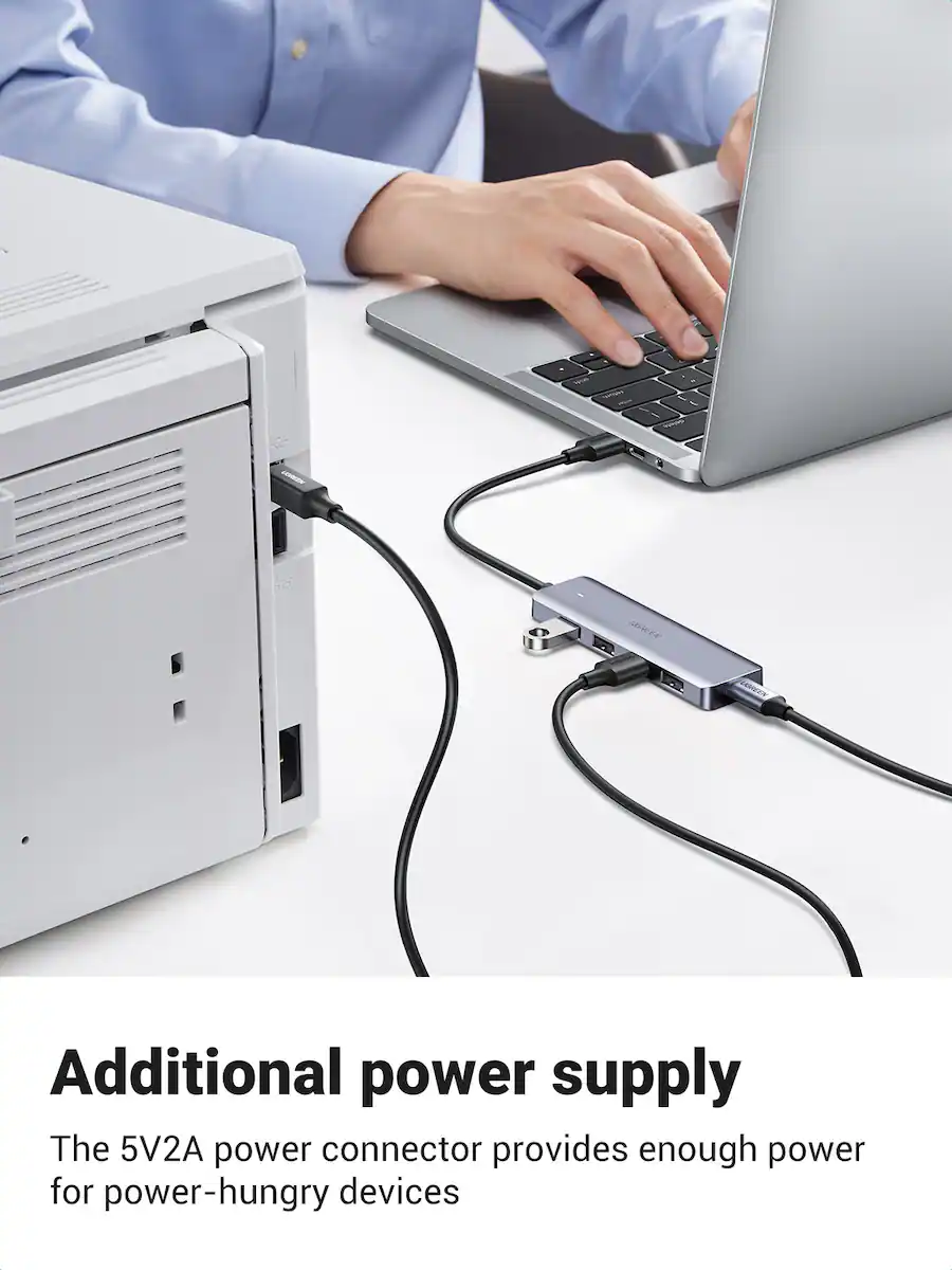 UGREEN USB Hub, 4 Port USB A 3.0 Splitter for Laptop, PC, Desktop, and ...