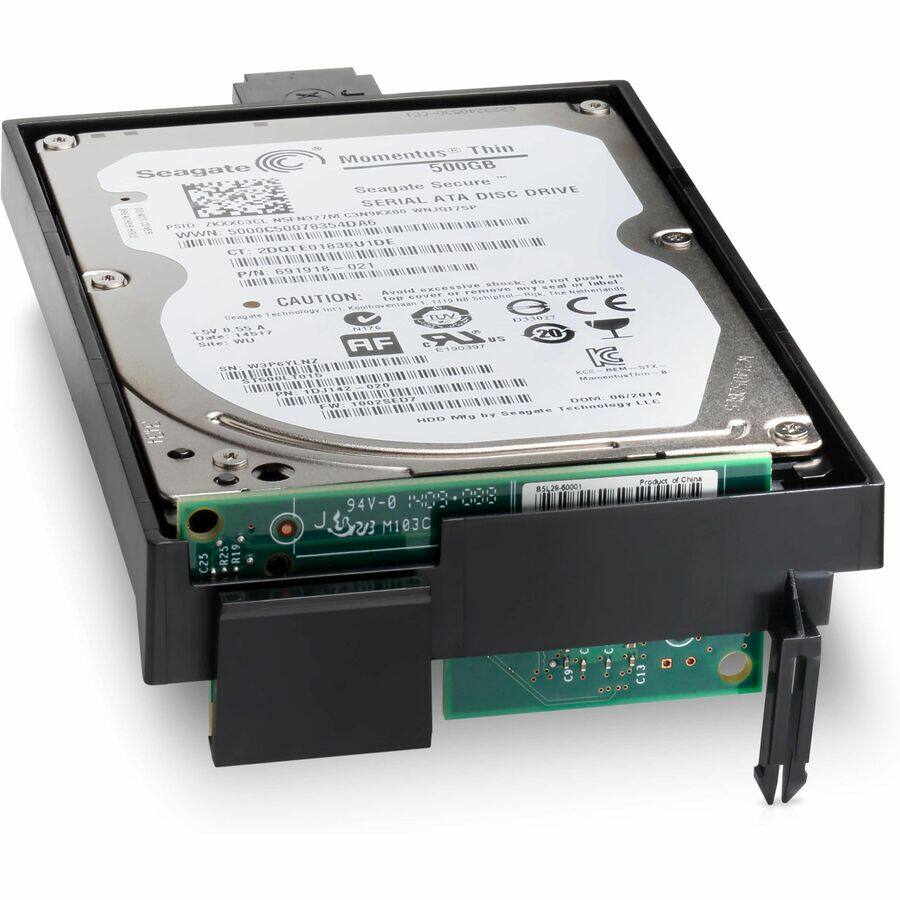 Seagate Momentus Thin 500GB Secure ATA Disc Drive

Serial: WAJ0175P
PSID: 5000650078
WWN: CT200T69191821
Model: 500GB
P/N: 5319
DOM: 06/2014
Made in China

CAUTION:
- Avoid excessive shock
- Do not push on the top of the drive
- Do not expose to liquids
- Do not expose to extreme temperatures

Product of China

94V-0
CE
FCC
RoHS
AF
KC

Seagate Technology LLC
Freducto China

C13
C25
R25
94V-0
1.33 i3C
CIOIO
29-80001

94V-0
94V-0
94V-0

J3 M103C

C3
C3