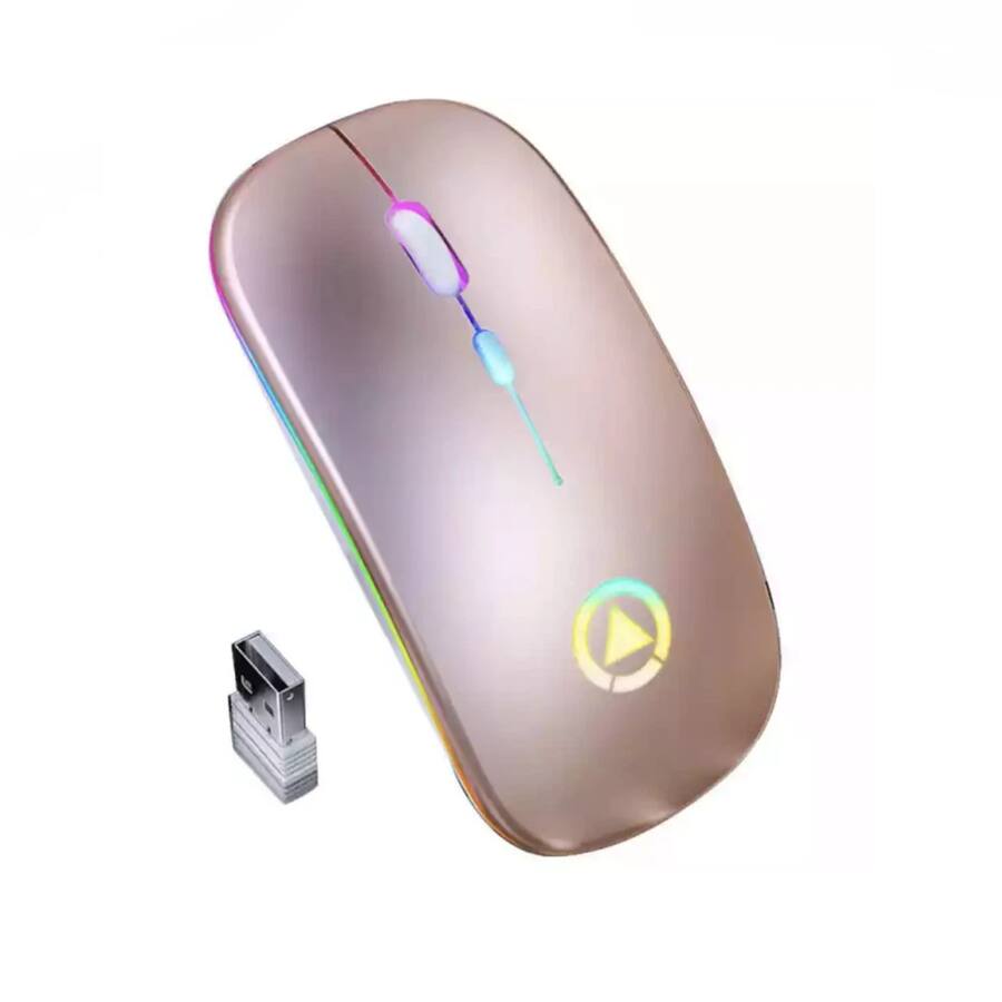 Stock Preferred Wireless Optical Mouse USB Rechargeable RGB