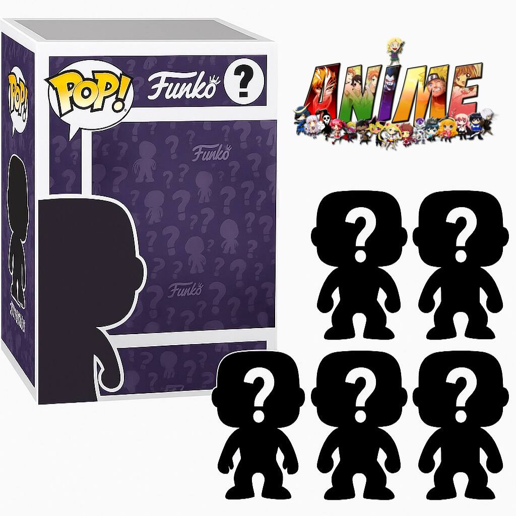 Pack of 5 Surprise Mystery Anime Funko Pop! Randomly Selected - Black price history on PriceWatchPro