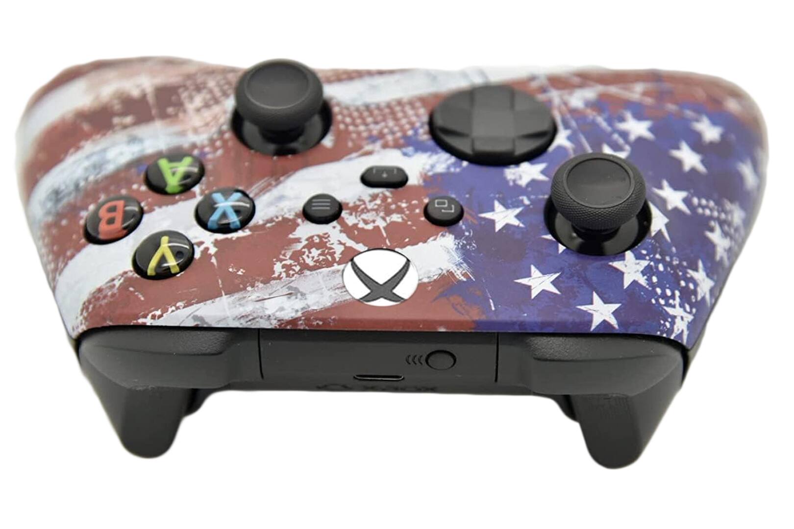 Left. ProControllers - Custom Wireless Controller for Xbox Series X|S, Xbox One, & PC - U.S Flag.