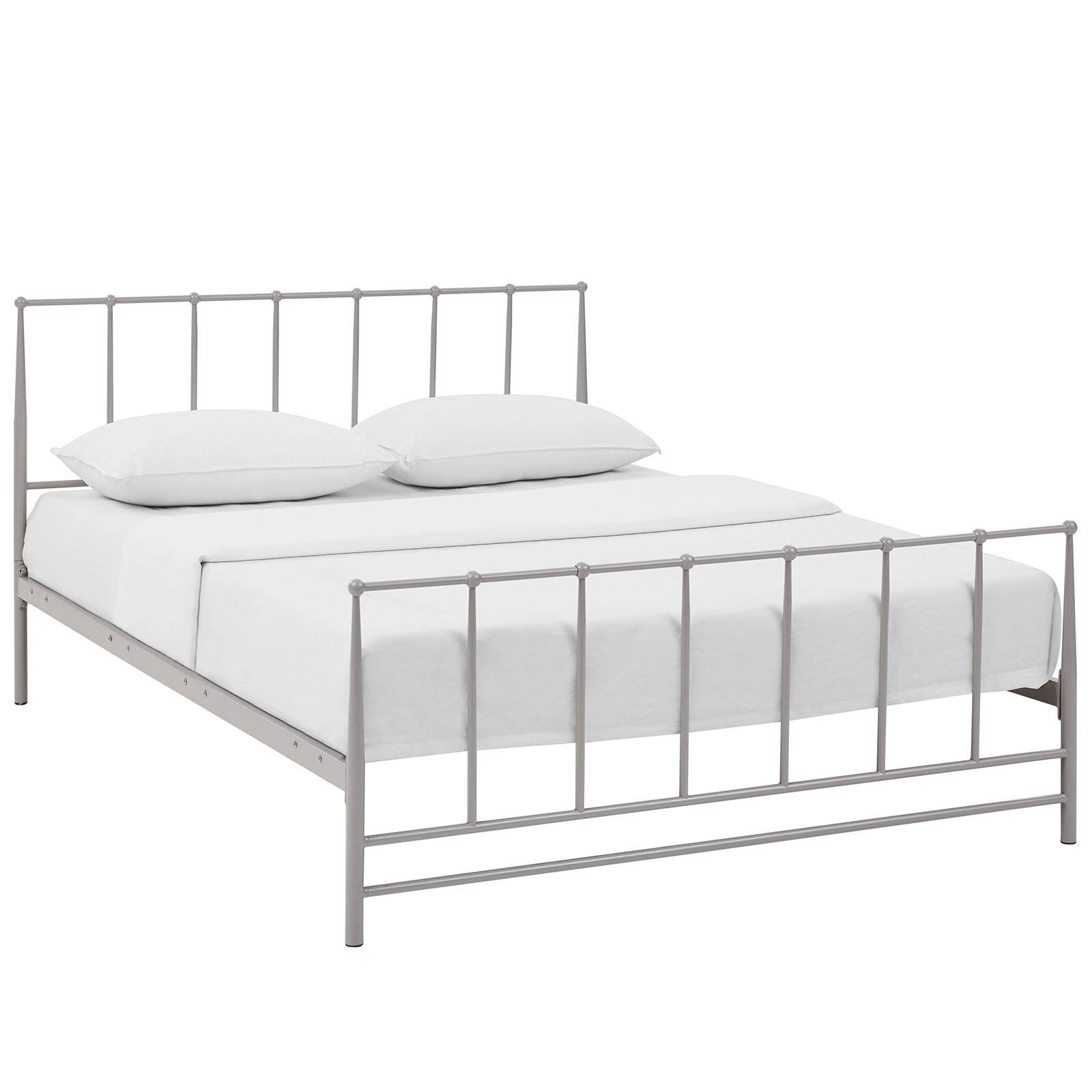 Front. Modway - Estate King Bed - Gray.